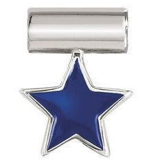 SeiMia SYMBOLS,925 silver & enamel  blue Star 147118/004