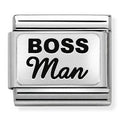 330109/34  Classic S/steel, silver, Boss Man