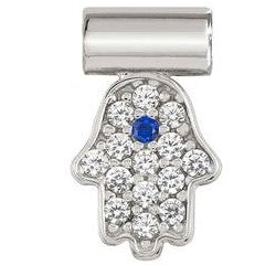 147123/002 SeiMia , silver, COLORED CZ Fatima's Hand