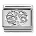 330311/10 Classic  S/Steel,silver 925,CZ Tree of Life
