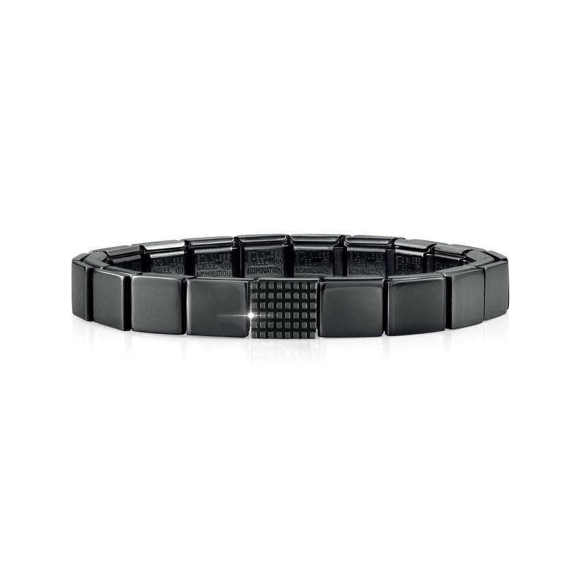 239102/04 GLAM bracelet,1 symbol BLACK finish Small grid
