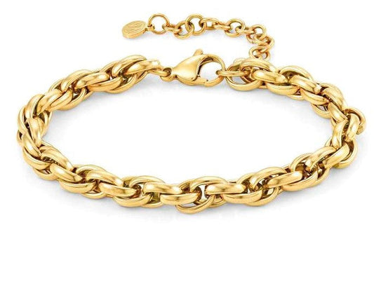 028500/012 SILHOUETTE bracelet,steel,Yellow Gold Col. PVD Coating