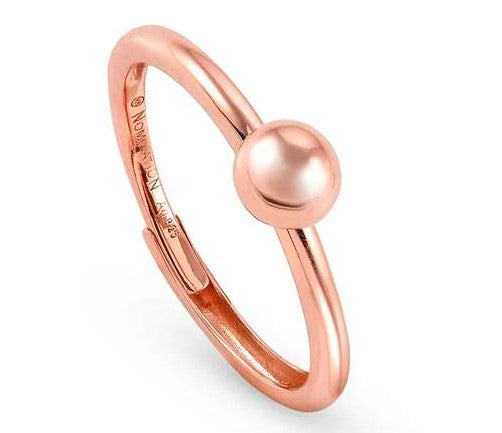 SOUL ring,in 925 silver ,Rose Gold Plate