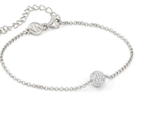 SOUL bracelet in 925 silver and cubic zirconia (010_Silver)