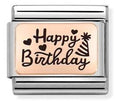 430111/11 Classic,S/steel,Bonded Rose GoldGold,Happy Birthday