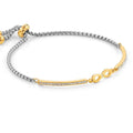 Milleluci Bracelet, Steel CZ, Gold Colour INFINITY 028006/024