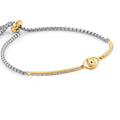 Milleluci Bracelet, Steel CZ, Gold Colour EYE 028006/056