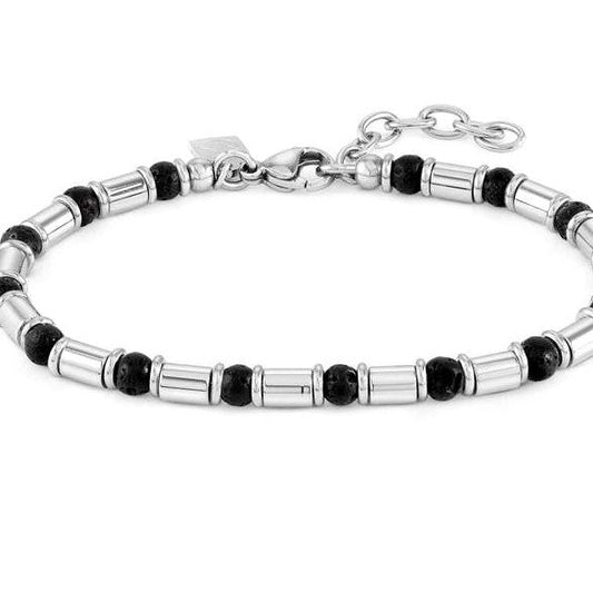 INSTINCT,bracelet, S/Steel & Stones LAVA STONE 027920/036