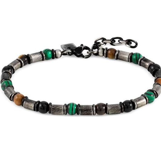 INSTINCT, bracelet S/Steel& Stones,vintage)MIX 1 027921/061