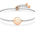 MILLELUCI bracelet S/steel,CZ, LETTER N 028007/014