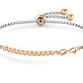 MILLELUCI bracelet,S/Steel,CZ,ROSEGOLD Col. Infinity 028009/024