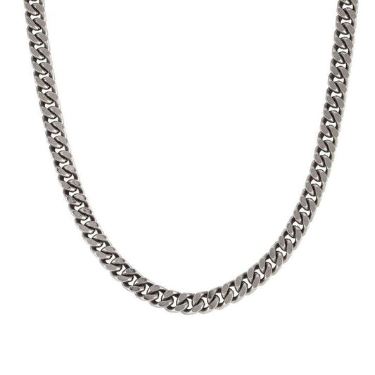 BEYOND necklace, SMALL steel.PVD Fin, Vintage Black.028915/002