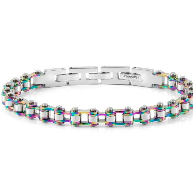 BEYOND SMALL steel bracelet BIKE Ch.Multi-coloured 028918/007