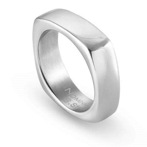 BEYOND ring, steel.Size.25  028920/054