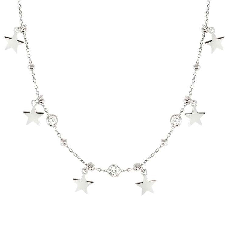 MELODIE series ed, HAPPY,925 silver,CZ Silver Star