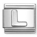 330113/12 Classic LETTER L s/steel. 925 silver