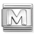 330113/13 Classic LETTER M S/steel. 925 silver