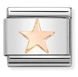 430104/42 Classic SYMBOLS steel, 375 gold Star