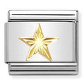 030149/55 Classic S/steel, 18k gold Diamond-coated Star