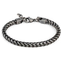 B-YOND steel bracelet FISHBONE Vintage Black