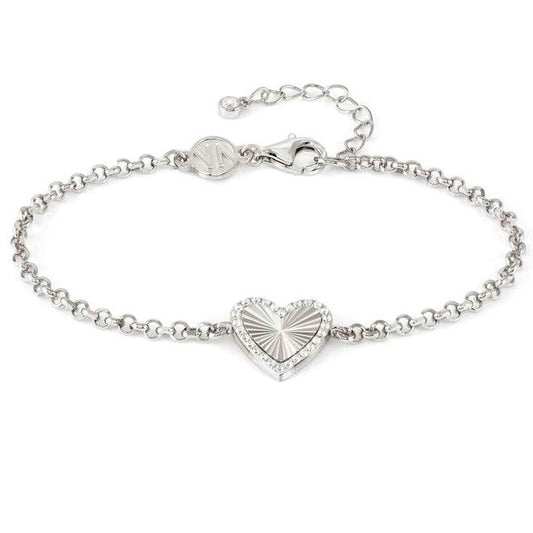 TRUEJOY bracelet in 925 silver and cubic zirconia Heart
