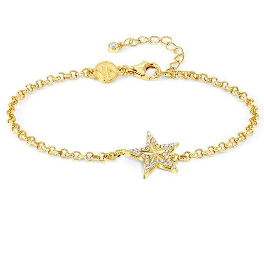 TRUEJOY bracelet in 925 silver and cubic zirconia Gold Star
