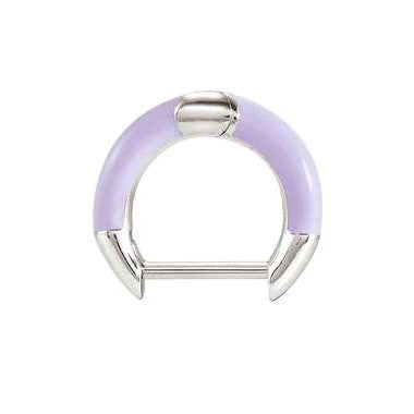 SEIMIA earring ed. CANDY in 925 silver and enamel (SINGLE) LILAC