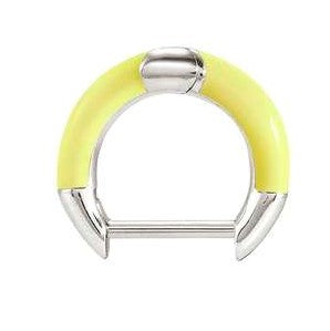 SEIMIA earring ed. CANDY in 925 silver and enamel (SINGLE) YELLOW