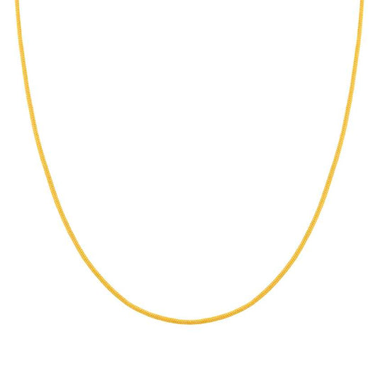 SEIMIA necklace ed. CANDY in 925 silver and fabric YELLOW