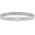XTE XSMALL bracelet ed. LIFE in steel and cubic zirconia Oval