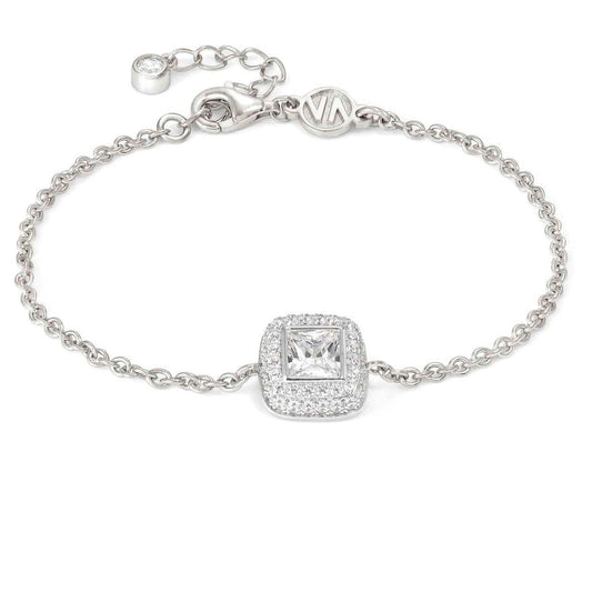 DOMINA bracelet in 925 sterling silver and cubic zirconia pavè