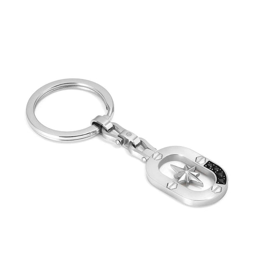 MANVISION keyring,steel,CZ, Wind Rose 133015/014