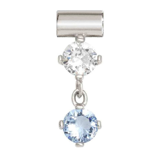 SEIMIA ed. CANDY SYMBOLS,925 silver,cz Pendant LIGHT BLUE148827/003