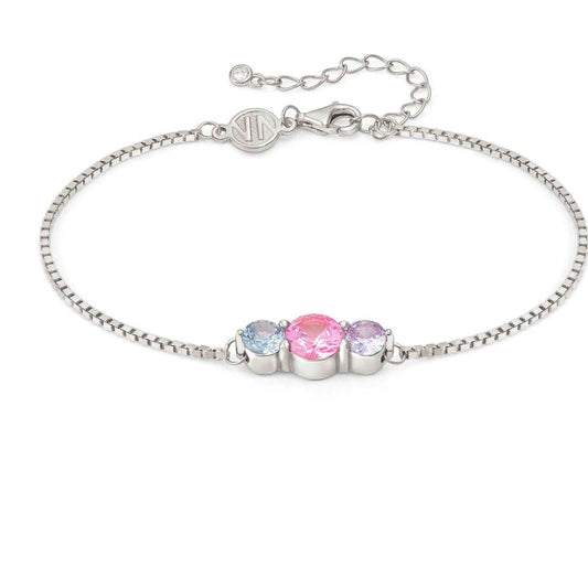 COLOUR WAVE bracelet, 925,silver,CZ, MIXED 149817/005