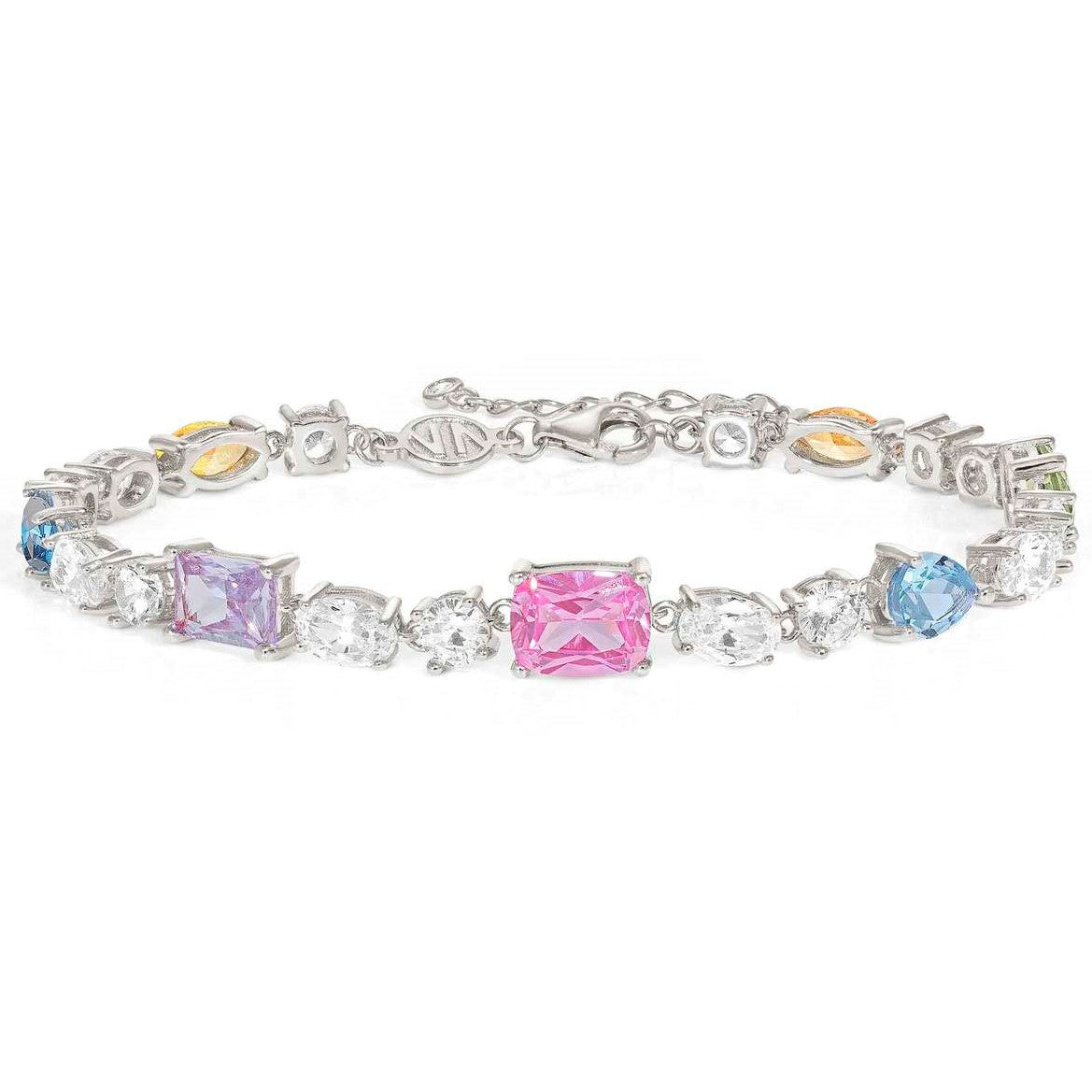 COLOUR WAVE bracelet RICH, 925 silver,CZ. Silver 149825/010