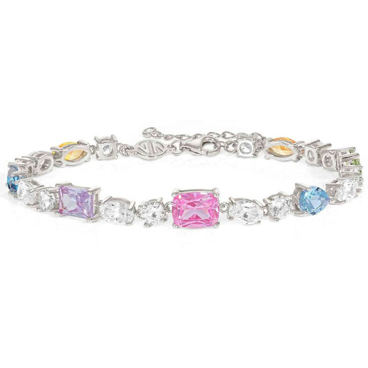 COLOUR WAVE bracelet RICH, 925 silver,CZ. Silver 149825/010