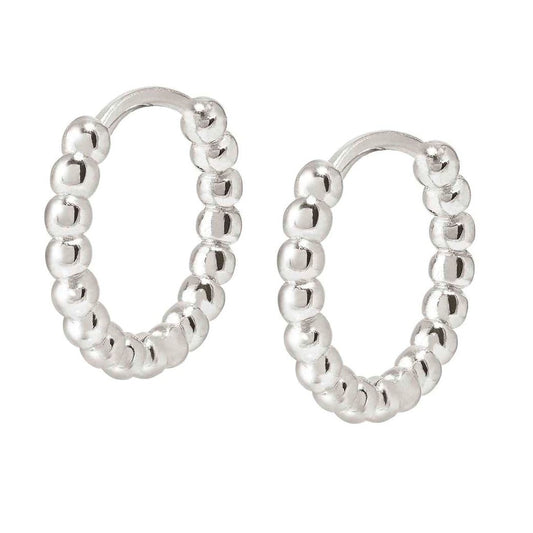 LOVECLOUD earrings in 925 sterling silver CIRCLE Silver