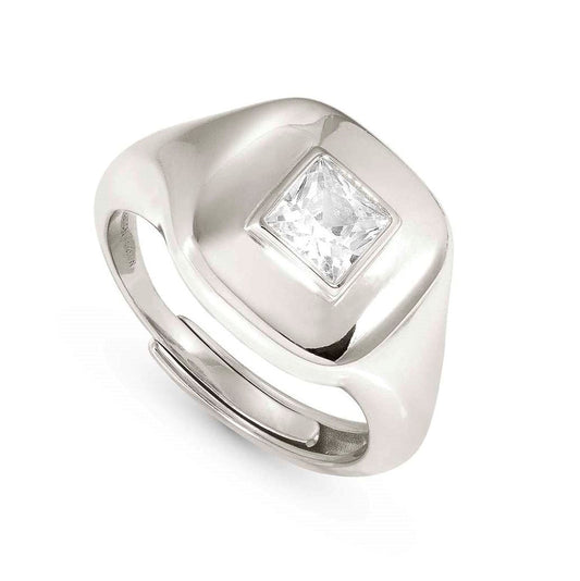 DOMINA ring in 925 sterling silver and cubic zirconia Size 11