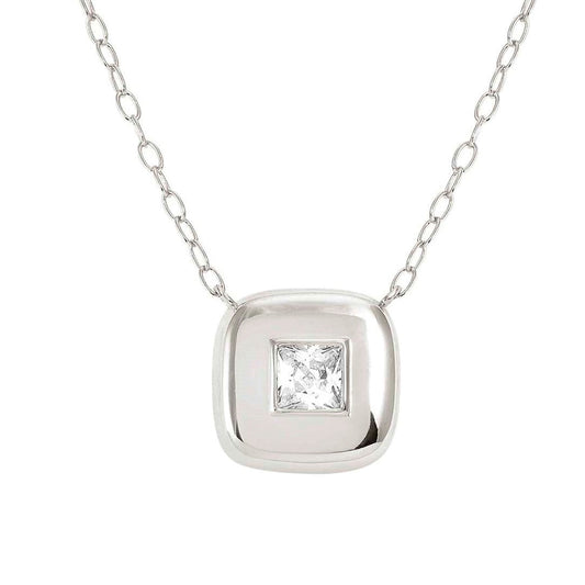 DOMINA necklace in 925 sterling silver and cubic zirconia