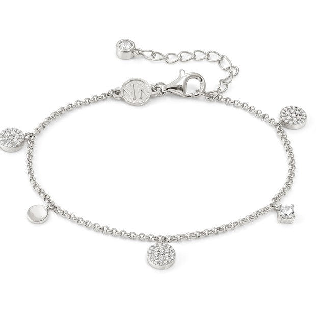 LUCENTISSIMA bracelets, 925 sterling silver, cz (PENDANTS) Silver Round