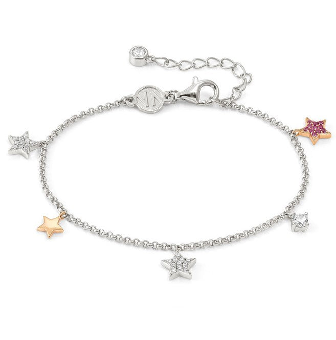 LUCENTISSIMA bracelets, 925 sterling silver, cz (PENDANTS) Rose Gold Star