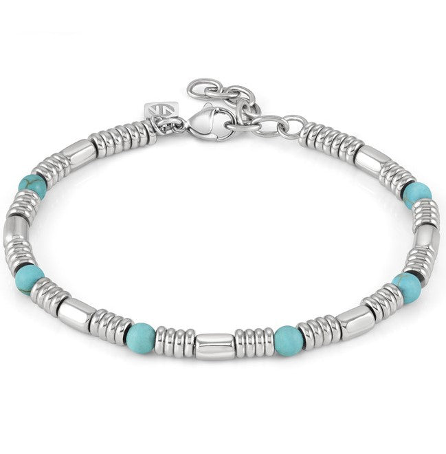 INSTINCTSTYLE bracelet ed. STONES  steel, TURQUOISE