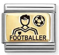 030166/47 Classic, 18k gold Man footballer