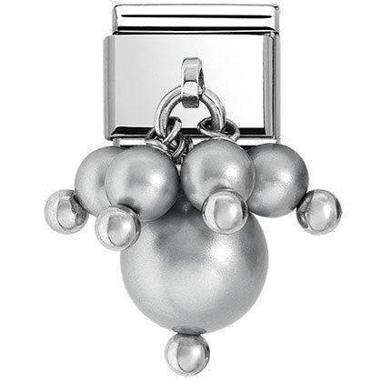 030609/02 Classic links S/Steel  Pearl GREY