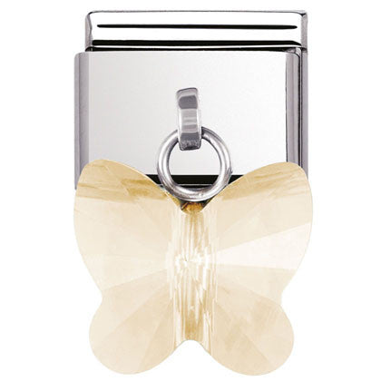 030604/21 Classic,S/steel, butterfly Champagne