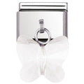 030604/10  Classic,S/steel, butterfly White