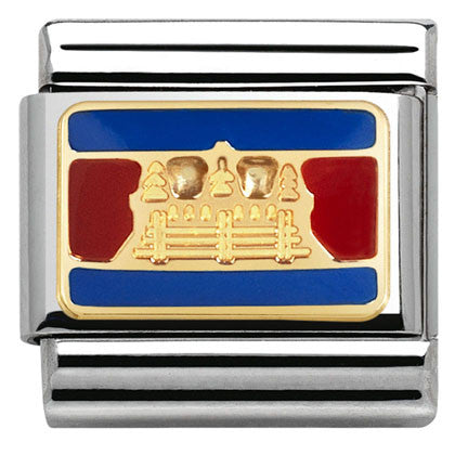 COMPOSABLE Classic ASIA in s/steel with enamel and bonded yellow gold (23_CAMBODIA)