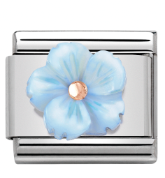 430510/04 Classic, STONE Flower,S/steel,9kt gold. Turquoise