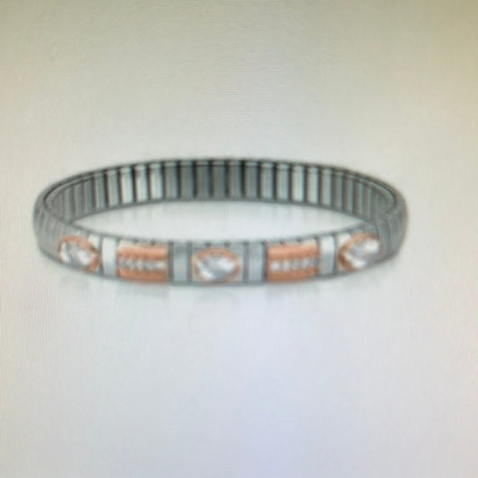 XTE 9ct Rose Gold, Pave & CZ